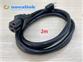 Dây nguồn C15 3 chân Novalink NV-53002A 2m - Dùng cho UPS, PDU, Server, lõi đồng 3x1.31mm