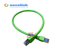 Dây nhảy mạng cat6a STP dài 0.5m Novalink NV-63101A. Tốc độ 10Gbps, 550 MHz