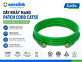 Dây nhảy mạng Patch Cord Cat5e 6m Novalink NV-10308A đồng nguyên chất 100% 1Gbps