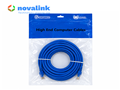 Dây nhảy patch cord cat6 15M Novalink  NV-20110A. Băng thông 550Mhz, Pass Fluke
