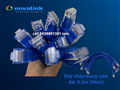 Dây nhảy Patch Cord Cat6 30cm Novalink NV-20118A - Tiết diện 24AWG, băng thông 550Mhz