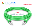 Dây nhảy patch cord Cat6A 10m Novalink NV-63109A - Tốc độ 10Gb, băng thông 550Mhz