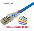 Dây Nhảy Patch Cord Cat6A 20m Commscope NPCADB-BL020M