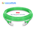 Dây nhảy Patch Cord Cat6A STP 20m màu xanh Novalink NV-6311A chính hãng