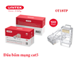 Hạt đầu bấm mạng cat5e Unitek OT18TP chính hãng