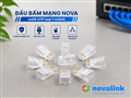 Hạt mạng, đầu bấm mạng cat6 1 mảnh Nova CC-01-00176 chính hãng