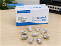 Hạt mạng RJ45 cat5e chống nhiễu Nova CC-01-00175 chân tiếp xúc mạ vàng 50U cao cấp