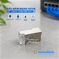 Hạt mạng RJ45 cat5e chống nhiễu Nova CC-01-00175 chân tiếp xúc mạ vàng 50U cao cấp