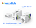 Hạt ổ cắm điện thoại 8 dây (RJ45) - Novalink CC-04-00340