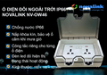 Hộp điện đôi ngoài trời chống nước IP66 Novalink NV-OW46, có công tắc