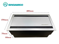 Hộp ổ cắm âm bàn đa năng Sinoamigo STS-7S/4F | Nắp mở quay hai chiều, tích hợp điện, mạng, hdmi, usb