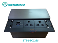 Hộp ổ cắm âm bàn nắp trượt tích hợp cổng USB type C Sinoamigo STS-5-SC02SS