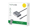 Hub chuyển đổi USB-C đa năng, cổng HDMI 4K, USB 3.0, sạc PD - Veggieg V-TC03