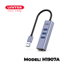 Hub USB 3.0 có cổng mạng LAN Gigabit Unitek H1907A