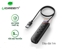 Hub USB 3.0 4 cổng Ugreen 80657 - Mở rộng kết nối, cáp dài 1m