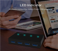 Hub USB 3.0 4 cổng Unitek Y-HB03001, 5Gbps, nguồn 12V/2A