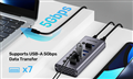 Hub USB 3.0 7 cổng có nguồn Unitek H1314A01-EU | Sạc nhanh 2.4A, công tắc riêng từng cổng