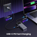 Hub USB-C 6 trong 1 UGREEN 35998 - Hỗ trợ HDMI 4K60Hz, truyền dữ liệu 10Gbps, sạc PD 100W