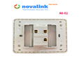 Mặt 1 công tắc 1 chiều A6-02 Novalink