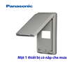 Mặt 1 thiết bị có nắp che mưa Panasonic WEG7901