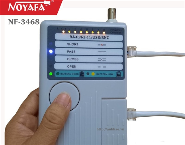 Noyafa 4 in 1 Cable Tester BNC, RJ45, RJ11, USB NF-3468 – NOYAFA Store