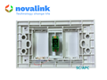 Nhân/ hạt ổ cắm mạng quang chuẩn SC/APC Novalink NV-12016A chính hãng