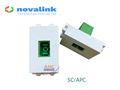 Nhân/ hạt ổ cắm mạng quang chuẩn SC/APC Novalink NV-12016A chính hãng