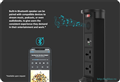 Ổ điện âm bàn đảo bếp tích hợp loa Bluetooth, trải nghiệm giải trí ngay trong gian bếp.