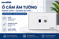 Ổ cắm âm tường mạng Cat6 + cổng quang SC/UPC cho hệ thống mạng tốc độ cao
