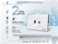 Ổ cắm âm tường mạng Cat6 + cổng quang SC/UPC cho hệ thống mạng tốc độ cao