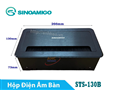 Ổ cắm điện âm bàn Sinoamigo STS-130B màu đen (nắp lật)