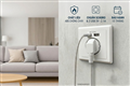 Ổ cắm điện Schuko âm tường có 2 cổng USB sạc nhanh Sinoamigo SW-1EUA