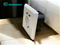 Ổ cắm điện Schuko âm tường có 2 cổng USB sạc nhanh Sinoamigo SW-1EUA