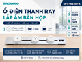 Ổ cắm thanh ray trượt âm bàn phòng họp tích hợp Điện HDMI LAN - Sinoamigo SPT-1AS-50-K