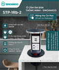 Ổ điện âm bàn đảo bếp Sinoamigo STP-1RB-2, tích hợp cổng sạc USB