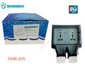 Ổ điện chống nước âm tường SA86-2US Sinoamigo chính hãng