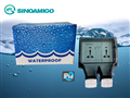Ổ điện ngoài trời chống nước IP66 Sinoamigo SA86-2US, có công tắc tắt mở, có đèn led hiển thị trạng thái hoạt động