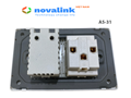 Ổ sạc USB type C âm tường kèm ổ cắm điện đa năng A5-31 Novalink chính hãng