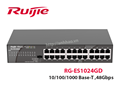 Switch 24 cổng 10/100/1000 Base-T Ruijie RG-ES124GD, tốc độ chuyển mạch 48Gpbs