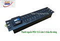 Thanh nguồn PDU 12 ổ cắm đa năng, ổ cắm nguồn cho tủ mạng 20U