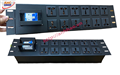 Thanh nguồn PDU 12 ổ cắm đa năng, ổ cắm nguồn cho tủ mạng 20U