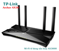 TP-Link Archer AX50 - Bộ phát Wi-Fi 6 băng tầng kép AX3000