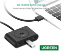 Ugreen 20290 - Bộ chia 4 cổng USB 3.0, dây dài 50cm chất lượng cao