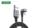 Ugreen 70313 - Cáp sạc nhanh cho điện thoại, máy tính bảng bẻ góc 180 độ (USB type A to USB type C)