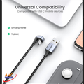 Ugreen 70315 - Cáp sạc điện thoại nhanh USB type C bẻ góc chữ U dài 2M