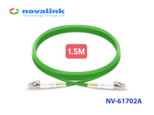 Dây nhảy quang OM5 LC-LC duplex 1.5M Novalink NV-61702A  chính hãng