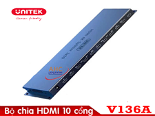 Bộ chia HDMI 1 ra 10 cổng Unitek V136A - Giải pháp hoàn hảo cho trình chiếu đa màn hình