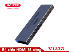 Bộ chia HDMI 1 ra 16 cổng Unitek V137A | Giải pháp kết nối đa màn hình chuyên nghiệp