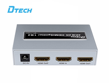Bộ chia HDMI 1 ra 2 hỗ trợ 4K 3D DTECH DT-7142A chính hãng