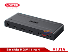 Bộ chia HDMI 1 ra 4 Unitek V131A - Độ phân giải 4K/30Hz, 3D